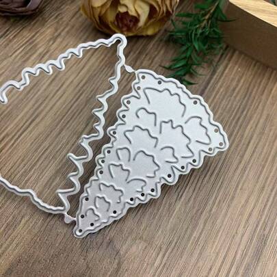 Christmas Tree Metal Die Cut Pieces, Christmas Card Metal Tree Shape Die Cut Pieces, Pine Tree Die Cut Pieces, Merry Christmas Tree Shape Die Cut Pieces, Suitable For Scrapbooking, Embossed Albums, Paper Cards, Handmade Crafts, Holiday Decorations And More