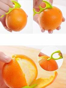 2pcs Plastic Orange Peeler Kitchen Tool - Multicolor - View 4