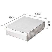 1pc Transparent Drawer Organizer, Suitable For Stationery, Cosmetics, Office Desk, Student Desk, Computer Desk, Wall-Mounted Design - Upgraded Version - View 17