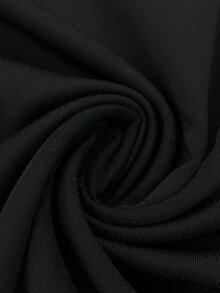 Chân váy dài dự tiệc thanh lịch dành cho nữ cỡ lớn - Trang trí nơ phía trước, chất liệu không co giãn, phù hợp cho tiệc tùng, các dịp trang trọng, trang phục công sở hàng ngày - Trang phục công sở bốn mùa, thiết kế tinh tế, xếp ly 3D, gấu váy thời trang, màu đen dành cho nữ. - màu đen - Xem 5
