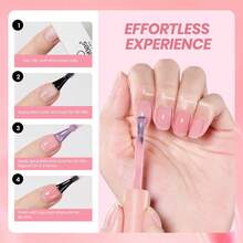 Beetles White Gel Nail Polish -1PC 15ml White Spring Colors Gel Polish - Naked Rose - View 6