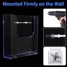 Ripeng - Paquete de 12 soportes para folletos de pared de 6 x 9 pulgadas acrílico transparente para folletos de revistas organizador de pared de plástico para papel de literatura correo de - Transparente - Ver 7