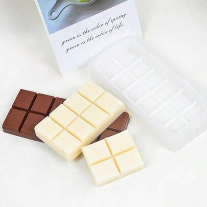 Molde de silicona de 12 cavidades cuadradas para piedras aromáticas, molde de decoración de piedras de fragancia DIY hecho a mano, con múltiples patrones, antiadherente y fácil de desmoldar