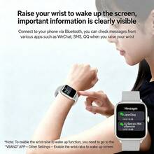 Lenovo Erazer-S4A 智能手表，支持蓝牙通话，低功耗，超长续航，IP67 防水防尘，健身追踪器，送礼佳品，兼容三星、小米等品牌手机 - 查看 4