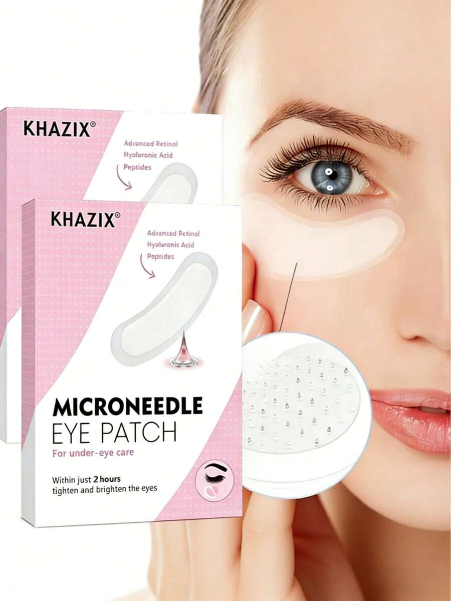 4 Pieces Of Dissolvable Micro-Needle Eye Patch. It Is A Micro-Needle Facial Patch Suitable For All Skin Types. Eye Patch, Micro-Needle Facial Patch. Needle Tip Length: 0.25 Millimeters / 0.02 Centimeters. - Multicolor - View 1