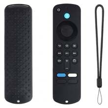 适用于2025款Fire TV Stick 4K/HD遥控器的硅胶保护套，带挂绳，软壳遥控器套 - 多色 - 查看 13