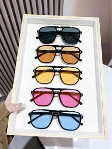 MEIRONG Multicolor Retro Fashion Glasses Set For Women - Multicolor - View 4