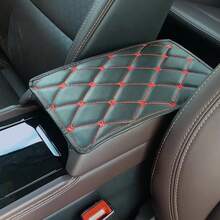1pc Car Armrest Box Pad, Universal Seat Armrest Cover, Interior Decoration, Scratch-Resistant And Dirt-Proof - Multicolor - View 5