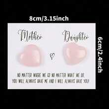 母女拥抱卡，心形亚克力异地联系礼物，包含拥抱卡套装，适合生日、母亲节及其他特殊场合，情感纪念品，心形设计，优雅收藏品，优质材料，纪念品，情感礼物，母亲节礼物 - A - 查看 11