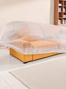 Tấm phủ giường co giãn dùng một lần, chống bụi, cỡ lớn, bảo vệ đồ nội thất sofa, màng nhựa bảo vệ khi sửa chữa, màng chống bụi, thích hợp cho ký túc xá, phòng khách, sân vườn và văn phòng. - Xem 8
