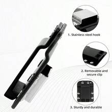 Drill Holder Clip Belt, Quick Grab Tape Measure Belt Clip Compatible With Impact Driver Nailer High-Altitude Work Fits Up To 2in/5.08cm Tools - Style 3 - View 4