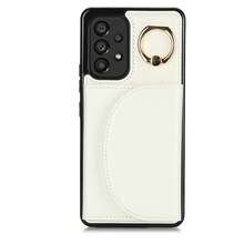 PU 人造皮革手機殼，相容 Galaxy A17 A56 A36 A26 A16 A55 A35 A15 A54 A14 A73 A53 A13 A72 A52 A71 A51 4G 5G，附環形支架，RFID 防盜錢包手機殼，相容 Galaxy S26 S25 Edge S24 S23 S22 S21 FE Plus Ultra，附支架卡槽保護殼 - 白色 - 查看 28