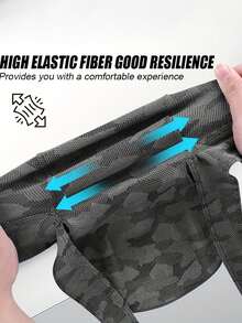 1条吸湿排汗头带，速干运动头带，骷髅图案头巾，男女通用海盗头饰 - A - 查看 8