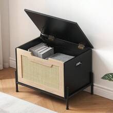Storage Benches & Ottomans - Black - View 8