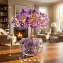 Garden Statues & Sculptures - Purple Amethyst - View 2