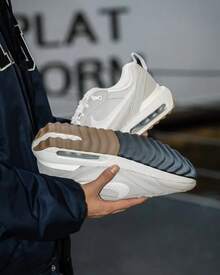 Giày chạy bộ Nike Air Max Dawn Retro cổ thấp, kiểu dáng thường ngày, màu xám/trắng, thích hợp cho nam giới, phù hợp cho việc đi lại trong thành phố. - xám - Xem 2