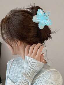 3pcs/Set Transparent Classic Leopard Print 8cm/3.14inch Fashion Retro Elegant Hairclips, Suitable For Braiding, Ponytail, Bun Hairstyles, Everyday Wear, Commute, Holidays, Parties, Dates - Colorful Leopard Print - View 2