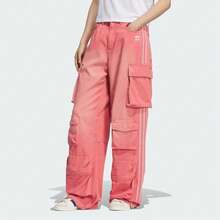 Adidas Originals 女士 IH 牛仔工装牛仔裤 - 粉色 - 查看 1