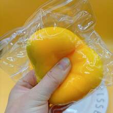 Juguete exprimible de mango, juguete antiestrés de rebote lento, juguete suave de fruta moldeable, accesorio antiestrés para adultos - Multicolor - Ver 6