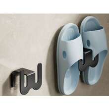 Bathroom Slipper Rack, Wall Mounted No Drill Bathroom Shoe Organizer Holder, Drainage Rack For Toilet - View 8