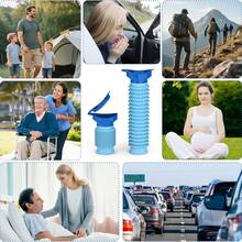 750毫升便携式伸缩小便器,男女通用,可折叠应急厕所,带女性小便装置,防漏无异味旅行小便瓶,适用于露营、徒步旅行、交通堵塞等场合,可调节应急小便器,男女通用车载便携式厕所,可折叠个人移动厕所,小便瓶 - 彩色 - 查看 12