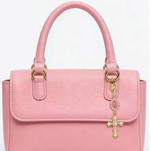 Llavero con dije de la Virgen María en rosa, adecuado para el coche, bolso y llaves - llavero - Ver 7