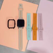 Case+Soft Silicone Strap For Watch 5 Active Band TPU Soft Case Screen Protector Compatible With Watch 5 Lite Sports Band - Redmi Watch 5Active - View 4