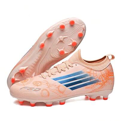 男士成人AG足球鞋，轻便防滑，适用于人造草坪，男女皆宜的训练足球鞋