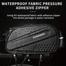 Waterproof Bicycle Rear Bag Hard Shell EVA Cycling Trunk, Large Capacity Bike Saddle Bag With Bottle Holder & Reflective Trim, Shoulder Strap For MTB Road Bicycle Commuter Travel - Multicolor - View 11