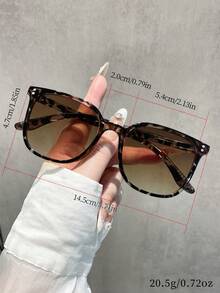 3副休闲PC（聚碳酸酯）长方形镜框眼镜，时尚Y2K夏季海滩旅行派对礼物，日常佩戴女士眼镜套装 - 彩色 - 查看 4