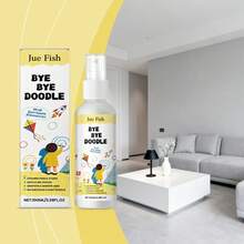 JUE FISH 100ml Wall Graffiti Cleaner - Cleans Easily, Effectively Removes Stains On Walls, No Water Marks Or Wall Damage, Multi-Purpose For Latex Paint, White Walls Cleaning (Product Packaging Upgraded, New And Old Versions Have Consistent Ingredients And Functions, Random Shipment Of New And Old Versions) - Liquid - View 7