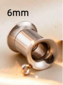 2 chiếc khuyên tai giãn lỗ bằng thép titan thời trang, không gây dị ứng, chống thấm nước, chống oxy hóa, dành cho cả nam và nữ, trang sức tự làm, quà tặng. - Nhiều màu - Xem 6