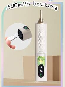 ENSSU 電動鑽石畫筆，無線鑽石藝術真空筆無需蠟，可充電鑽石畫工具，2段可調吸力模式鑽石藝術套件配件，鑽石DIY繪畫工具，美甲水鑽筆，送給鑽石藝術愛好者的禮物 - 1件 白色 - 查看 7