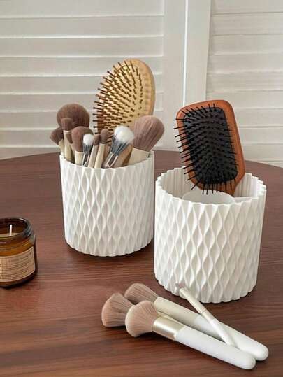 360° Rotating Makeup Brush Holder, Desktop Lipstick, Eyebrow Pencil, Skincare Products Storage Box, Rotating Makeup Organizer, Multi-Functional Vanity Makeup Organizer, Desktop Pen Holder And Beauty Tool Storage Box, Creative Makeup Storage Box, Gift For Mom, Dad, Men, Friends, Teachers, Birthday, Wedding, Desk, Shelf, Accessories, Gift Box, Fun Gift, Storage, Makeup Brush Holder, Christmas Gift, Halloween Gift