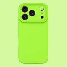 Ốp lưng điện thoại silicon lỏng màu xanh lá cây huỳnh quang, tương thích với iPhone 17 Pro Max 17 Pro 17 Air 17 16 15 14 13 12 11 Pro Max Plus, cảm giác chạm mềm mại, chống sốc, bảo vệ tốt, quà tặng mùa xuân. - huỳnh quang màu xanh lá cây - Xem 4