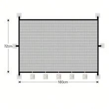 Nuevas vallas retráctiles portátiles de barrera para mascotas, puerta de  plegable de malla para mascotas con ganchos, puerta de aislamiento antiescape para perros, escaleras NBWG - 180-72 cm - Ver 4