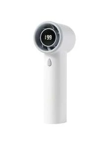 AOYI 1pc Rechargeable Digital Display Portable Handheld 199-Speed Adjustable Mini USB Charging Fan - Multicolor - View 14