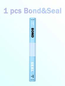 1pc Adhesive & Sealant Set, 5ml Adhesive & 5ml Sealant, Tweezers, Strong & Long-Lasting 2-In-1 Eyelash Glue For Lash Extension, Waterproof Eyelash Adhesive - Baby Blue - View 7