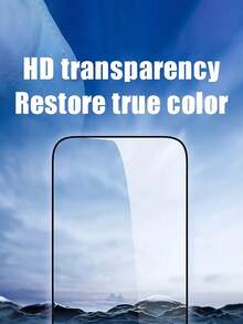 3pcs High-Definition Tempered Glass Screen Protector, Slim Design Compatible With IPhone 17e/17 Pro Max/17 Pro/17 Air/17/16/16 Pro/16 Plus/16 Pro Max/15/15 Plus/15 Pro/15 Pro Max/14/14 Plus/14 Pro/14 Pro Max/13 Mini/13/13 Pro/13 Pro Max/12 Mini/12/12 Pro/12 Pro Max/11/11 Pro/11 Pro Max - Clear - View 2