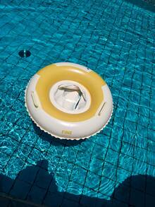 1 phao bơi bằng chất liệu PVC mới có tay cầm an toàn, 1 phao bơi hình gấu bông bơm hơi. - Nhiều màu - Xem 11