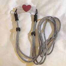 Black Heart Element Three-Dimensional Love Bow Is Suitable For All Models Of Mobile Phone Chain, Which Can Be Disassembled And Extended, And The Neck Rope Is Inclined To Hang Around Diy Women's Back Clip Spring Birthday Gift - Black - View 10