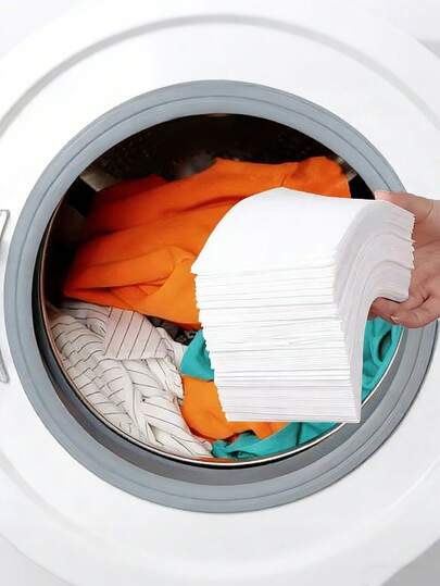 40/80/120pcs Anti-Dye Sheets, Clothing Wash Color Protection, Household Anti-Dye Paper, Non-Woven Fade-Resistant Sheets, Clothing Wash Color Bleeding Prevention Sheets
