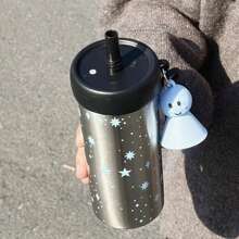 2026新款不锈钢真空保温杯，Bociya杯，星空保温杯，时尚礼品吸管杯，女士款 - 彩色 - 查看 11