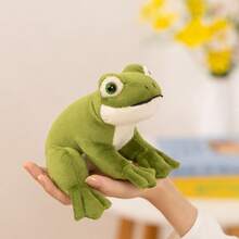 Cute Plush Frog Stuffed Animal Doll, Soft & Cuddly, Realistic Design, Suitable As Birthday Gift For Friends, Boyfriend/Girlfriend - Multicolor - View 7
