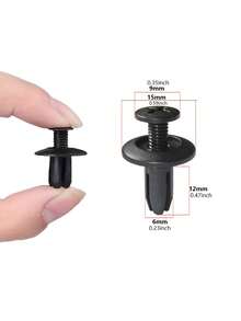 100 piezas de bridas de nailon de alta resistencia | Bridas para automóviles, sujeción fuerte, sujetadores universales, adecuados para parachoques/guardabarros/panel de puerta, accesorios decorativos para automóviles fáciles de instalar - Multicolor - Ver 8