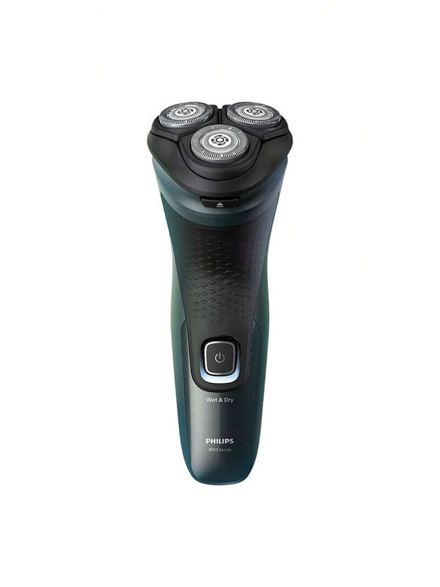 PHILIPS S2315/00 Shaver With Sideburn Trimmer, USB Rechargeable, Men's Beard Trimmer, Wet And Dry Shaver, Fully Washable, Reduces Irritation And Friendly To Sensitive Skin, Perfect Gift For Boyfriend Or Father, Dark Green - Dark Green - View 1