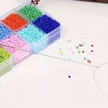 10 chiếc kim xâu hạt siêu mảnh, kim may kim loại dùng để làm trang sức và đồ thủ công DIY (có ống đựng) - Xem 9