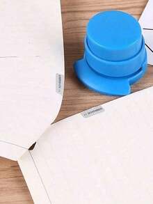 1pc Staple-Free Stapler, Manual Binding Clip, Made Of Quality Plastic, Suitable For Home And Office (Random Color), Essential For Back To School - A - View 5