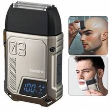 Solimpia Professional Electric Shaver - 3-In-1 Beard And Head Trimmer - Silver - View 2