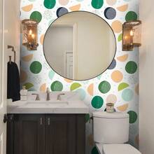 Miếng dán tường mosaic tự dính, chống thấm nước, chống ẩm, chịu nhiệt, dễ bóc và dán, dùng trang trí nhà cửa, phòng tắm, nhà bếp, phòng khách, phòng ngủ, tủ bếp, quầy, nhà cửa. - Hình dạng quả - Xem 9